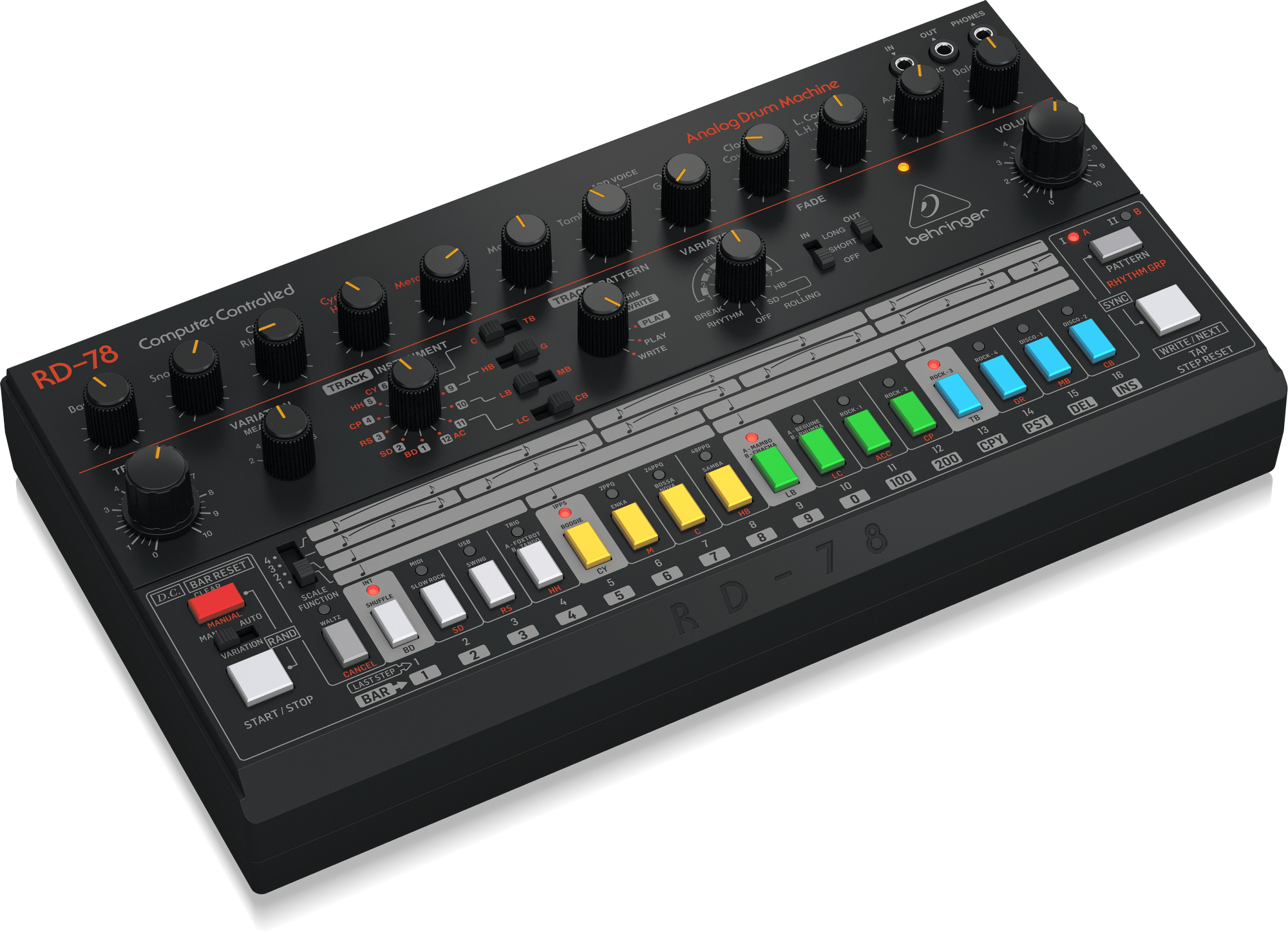 Behringer drum machine outlet
