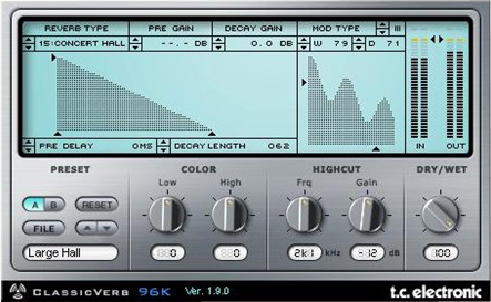TC Electronic | Product | CLASSICVERB POWERCORE