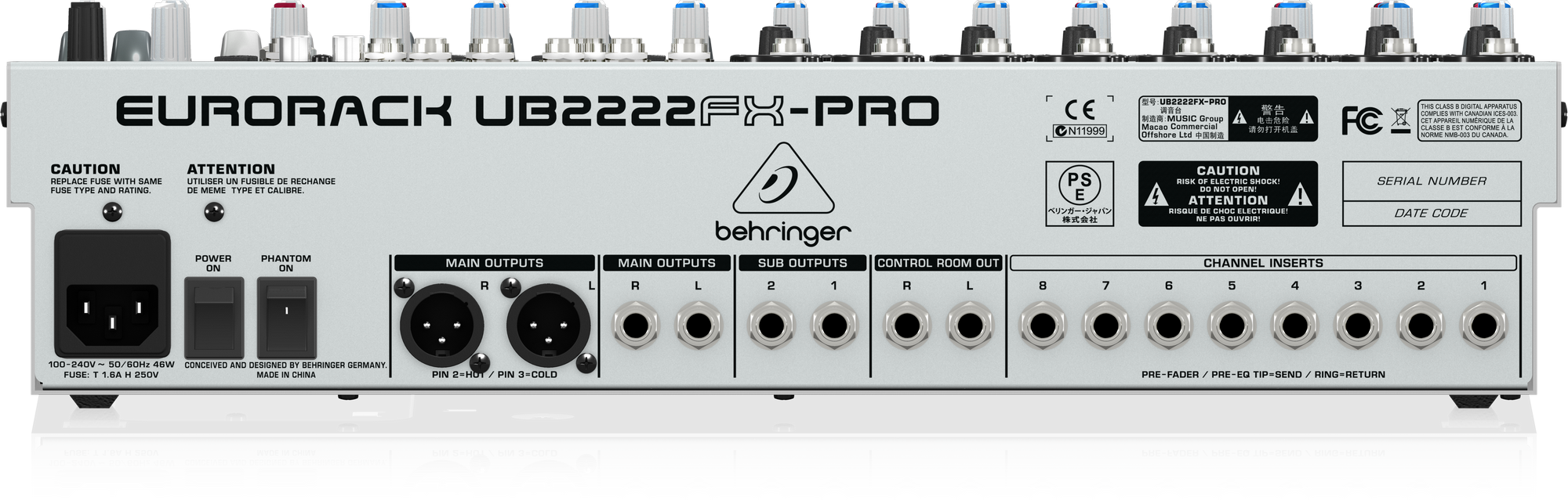 Behringer BEHRINGER UB2222FX Solo Button *Discontinued 