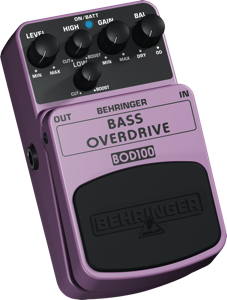Behringer bass overdrive pedal new arrivals