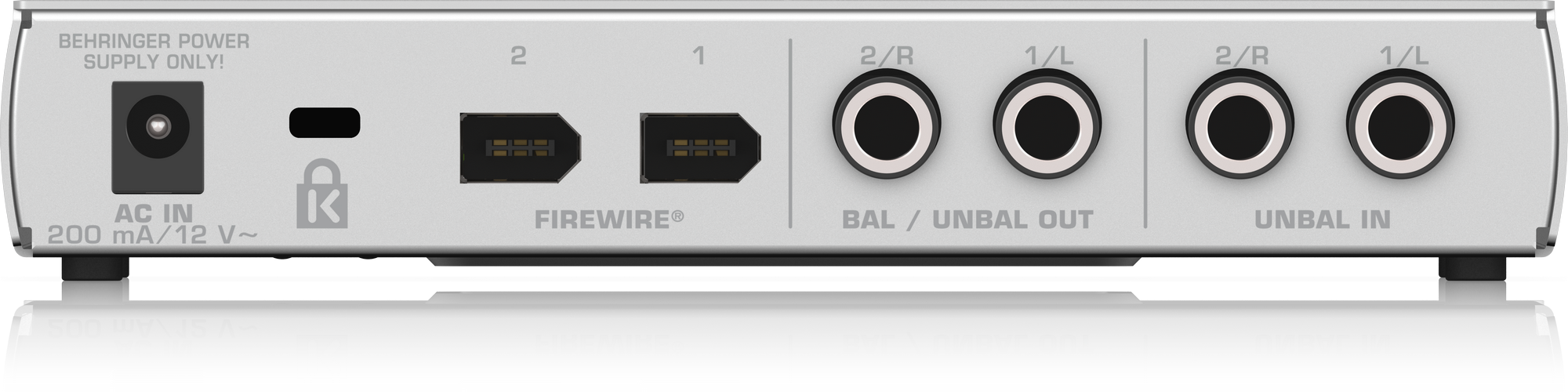 Behringer FCA202 F-controllo interfaccia audio Firewire 
