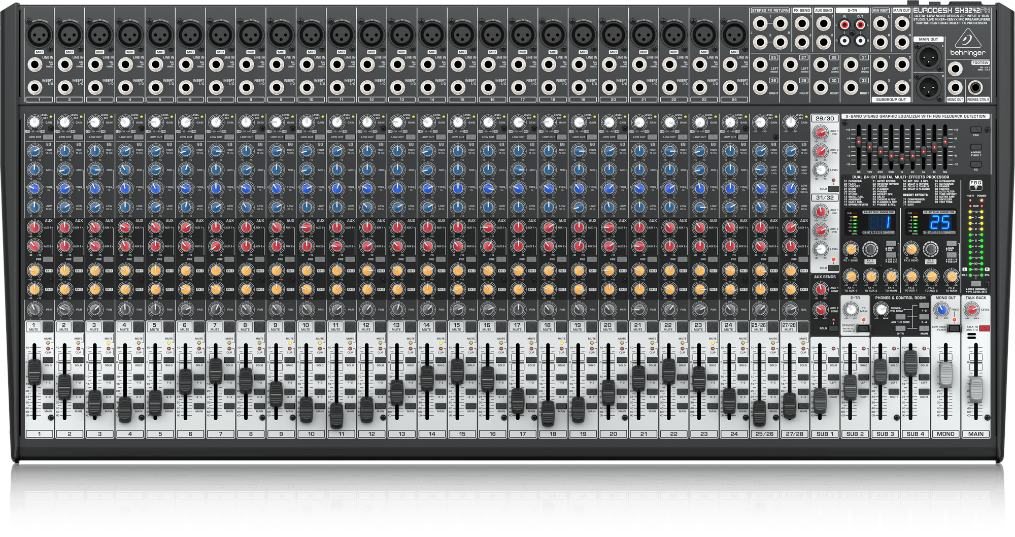 Behringer Eurodesk SX3242FX console de mixage analogique 32