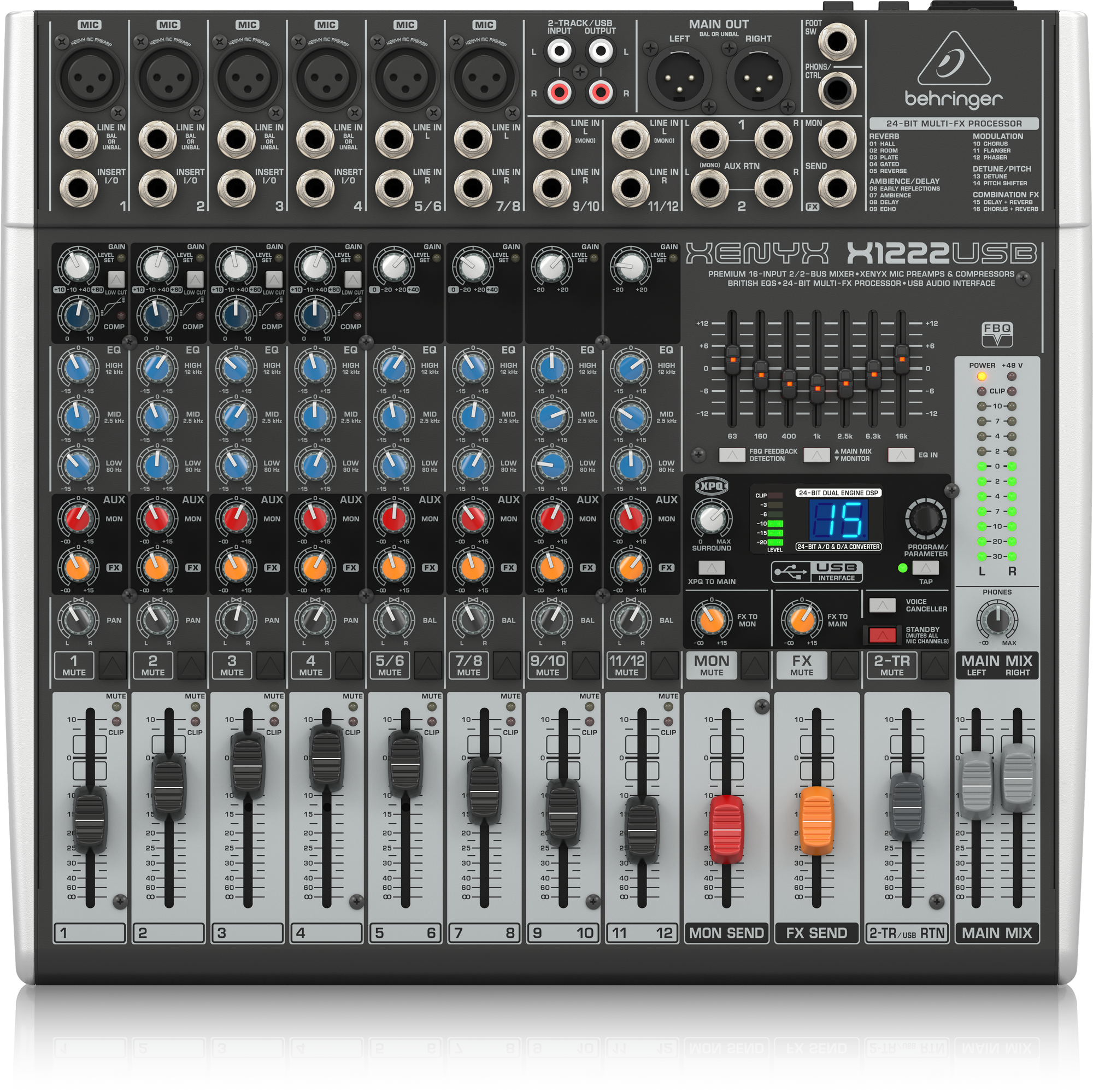 behringer xenyx x1222usb driver download