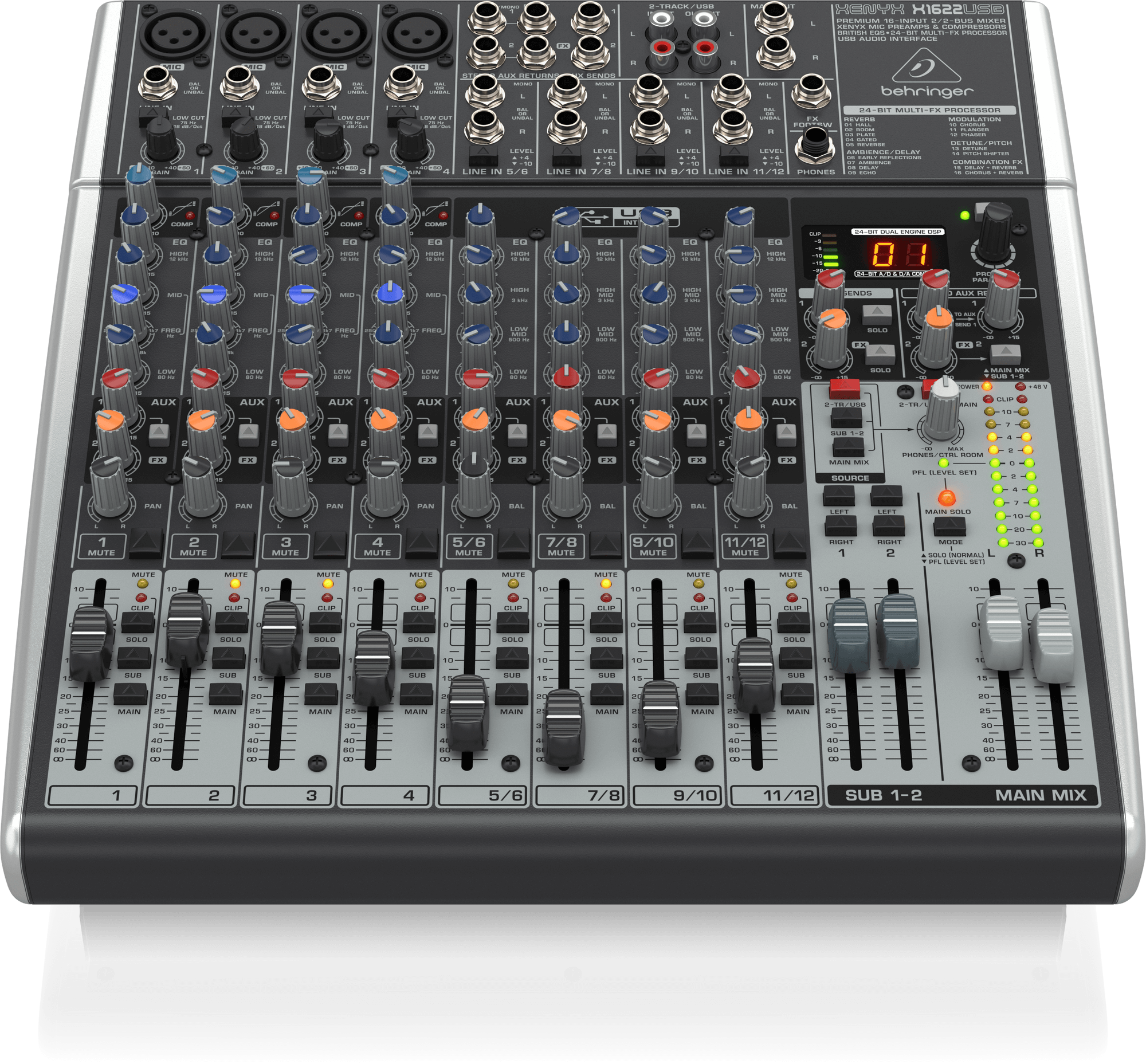 Talent MIX-R Mini Portable 3-Channel Mixer with USB Audio Interface