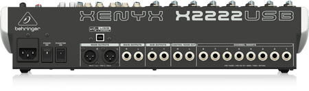 24-bit Multi-FX und USB Audio Interface 1-knob Kompressoren Behringer XENYX X2222USB 22-Kanal 2/2 Bus Mischpult mit XENYX Mic Preamps