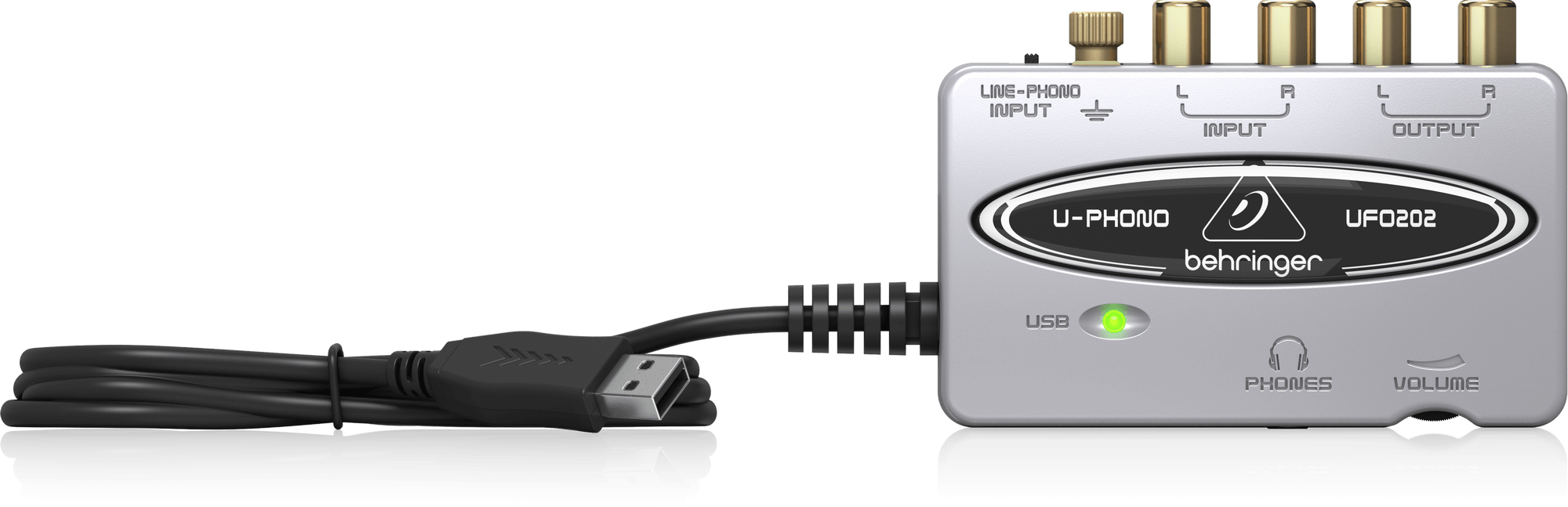 Behringer UFO202 USB Interfase de audio preamplificador Phono integr.  favorable buying at our shop