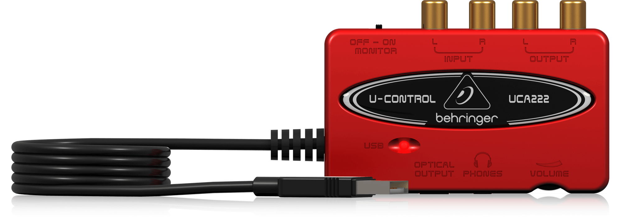 Behringer UCA222 U-CONTROL Ultra-Basso Latency 2 In/2 OUT USB Interfaccia Audio & 
