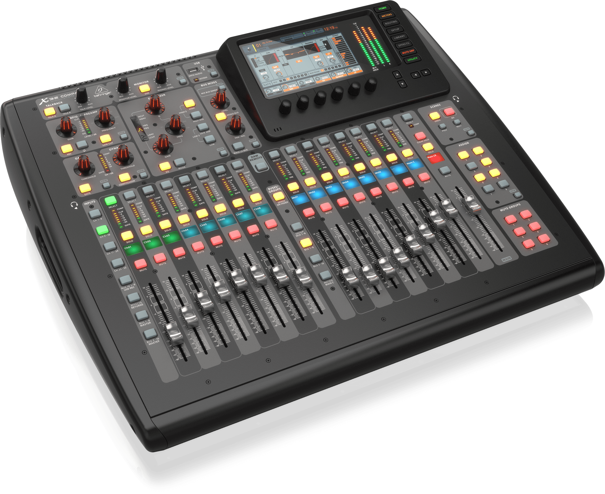 behringer x32 40 channel digital mixer