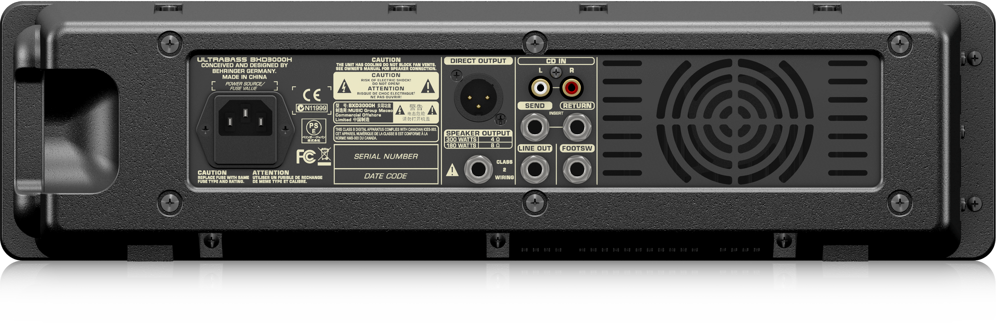 Behringer BXD3000H Amplificador para guitarra acústica 