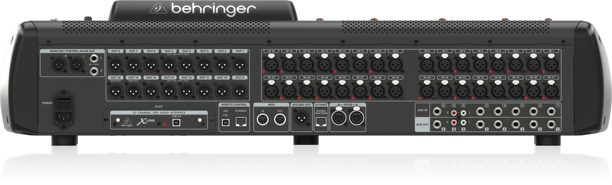 behringer x32 setup diagram