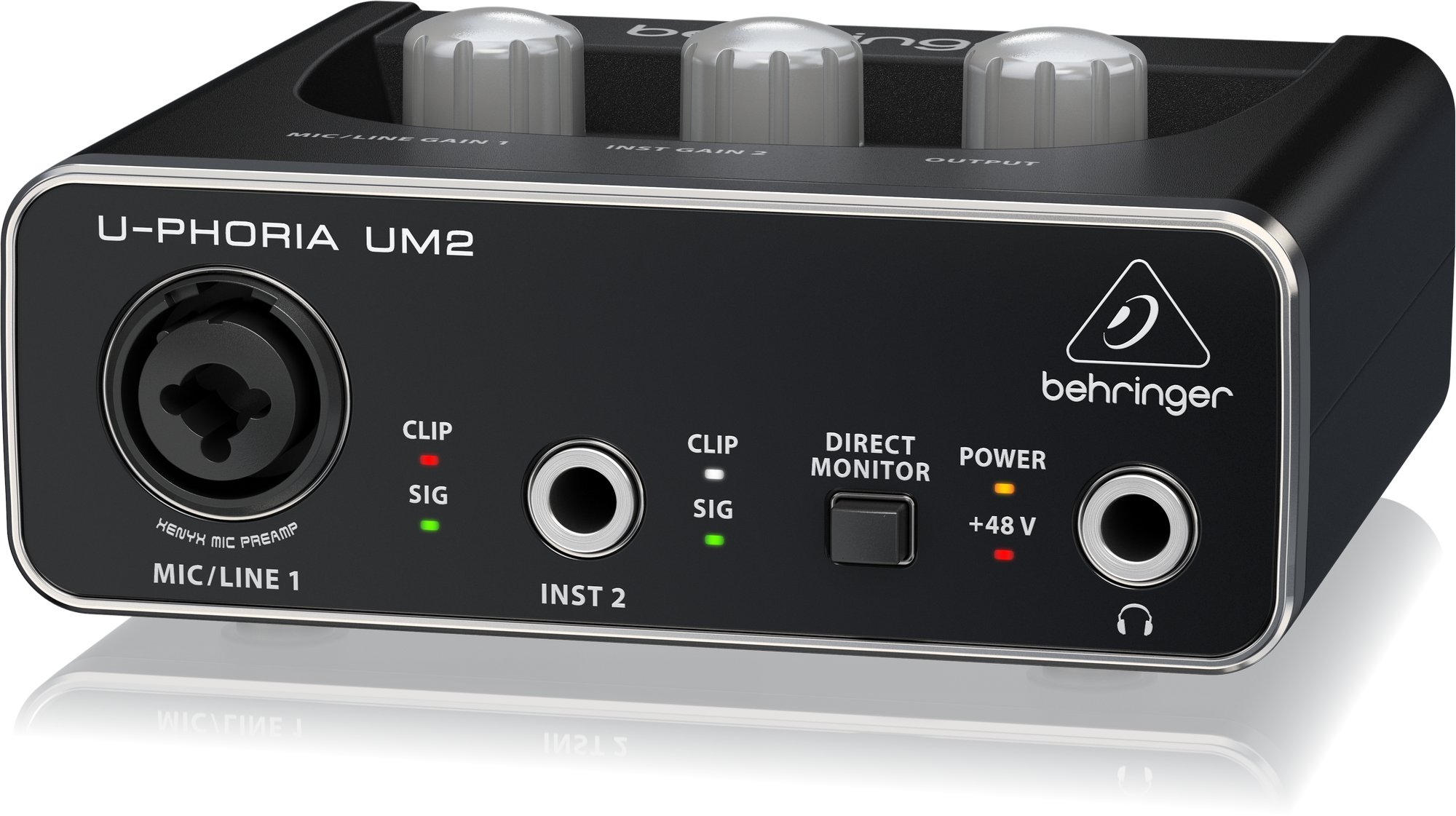 behringer u-phoria um2 2x2 usb audio interface