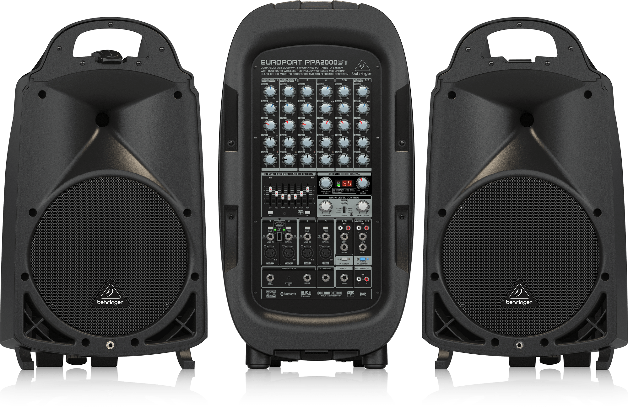 Behringer 8-channel PA System with Bluetooth