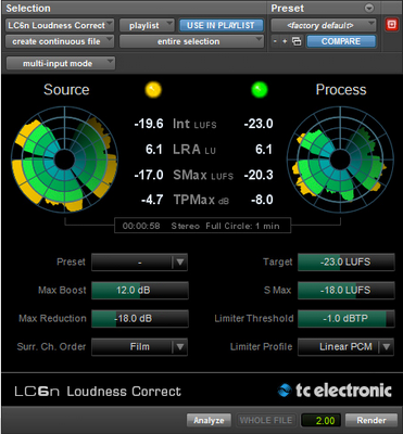 TC Electronic | Product | LCN LOUDNESS CORRECT