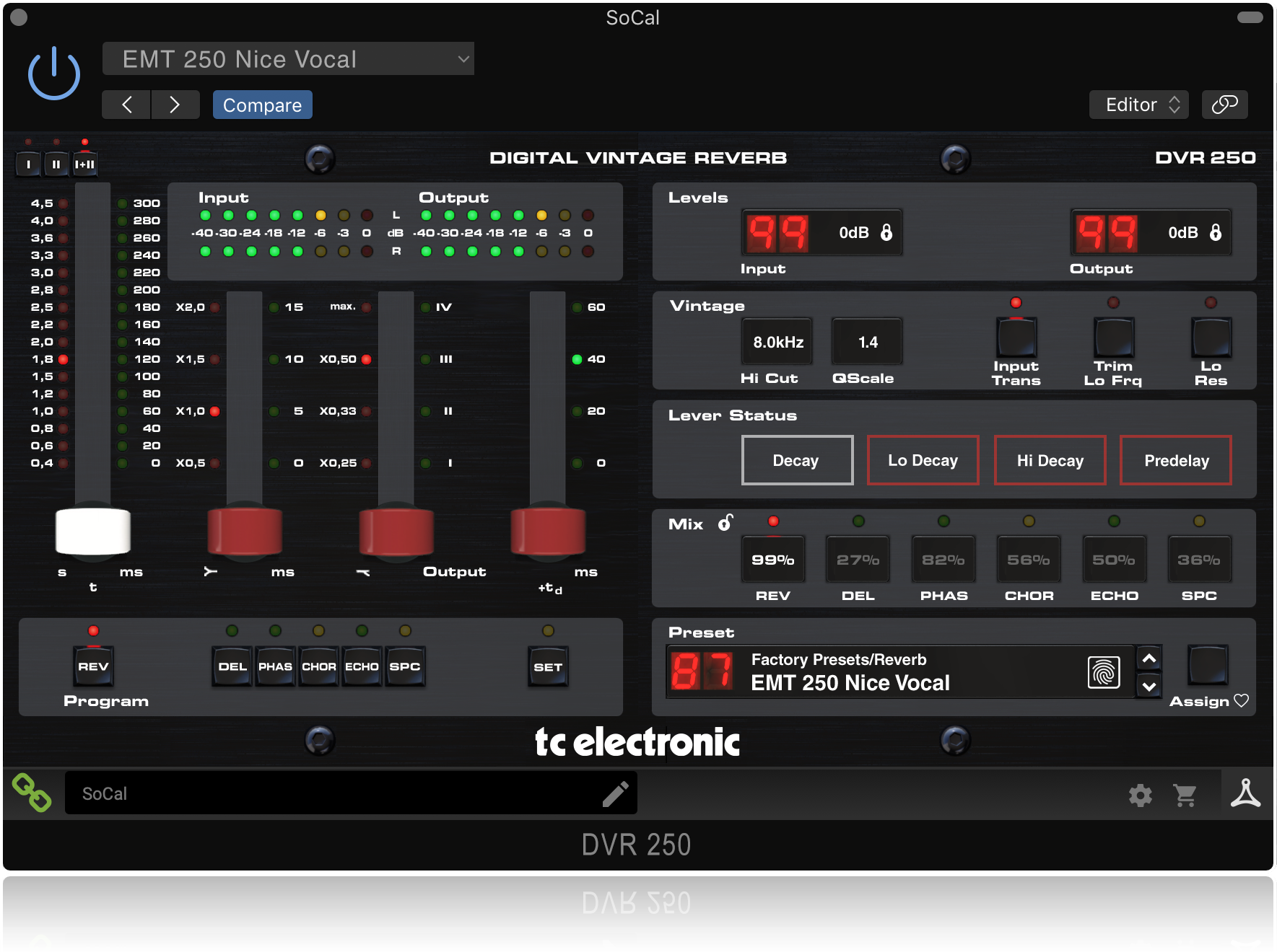 Review: TC Electronic DVR250-DT Digital Reverb