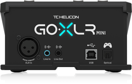 TC Helicon GO XLR Mini Audio Interface in White - Andertons Music Co.