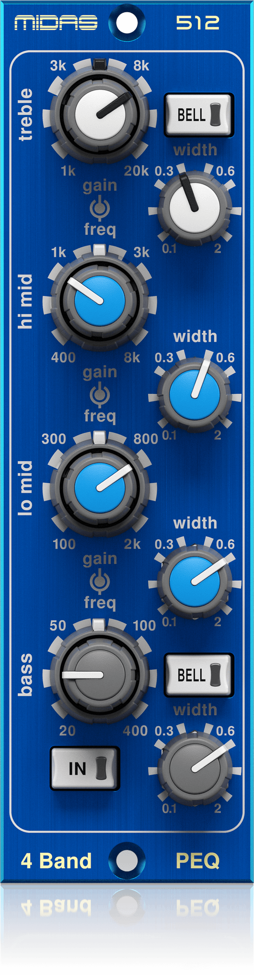 Midas | Product | 500 SERIES PARAMETRIC EQUALISER 512