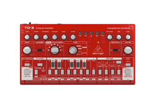 Behringer TD-3-RD Analog Bass Line Synthesizer - Red