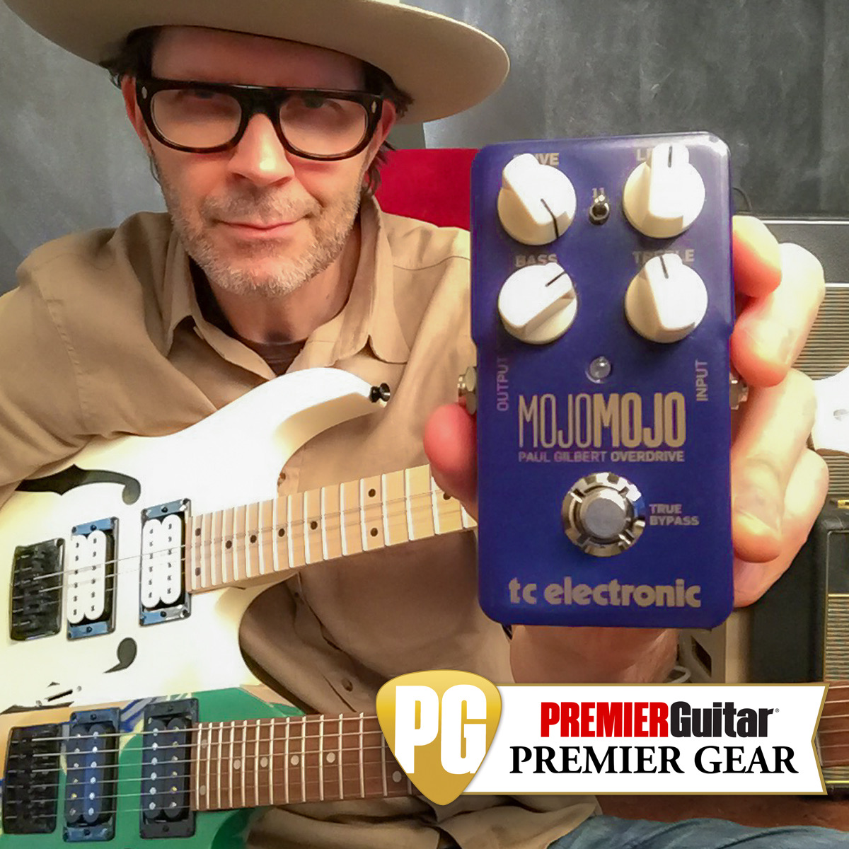 Tone Up with Paul Gilbert เอฟเฟคกีต้าร์ไฟฟ้า TC Electronic MojoMojo Paul Gilbert Edition