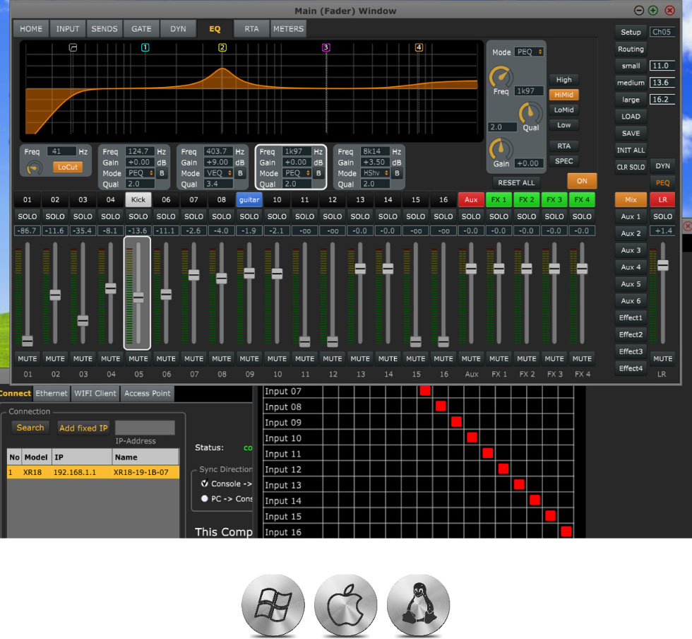 behringer x air 18 multitrack recording