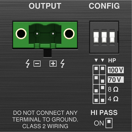 Output Configuration 