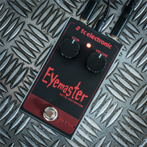 tc electronic eyemaster metal distortion pedal