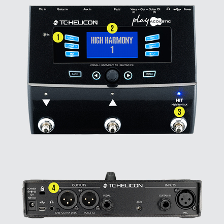 เอฟเฟคร้องและเอฟเฟคกีต้าร์โปร่ง TC Helicon Play Acoustic