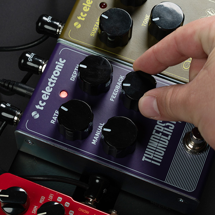 เอฟเฟคกีต้าร์ไฟฟ้า เสียงแฟลงเจอร์ TC Electronic Thunderstorm Flanger