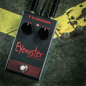 tc electronic eyemaster metal distortion pedal