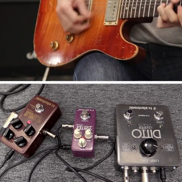 Size Matters เอฟเฟคกีต้าร์ แฟลงเจอร์ TC Electronic Vortex Mini Flanger