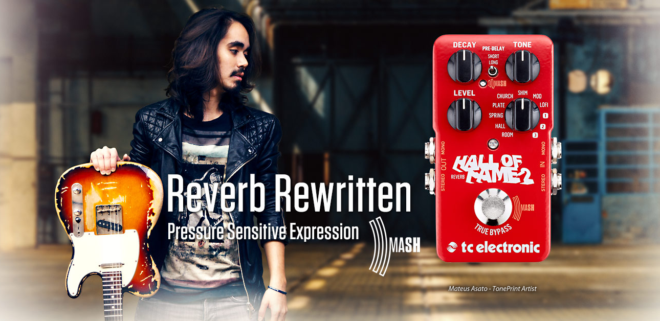 เอฟเฟคกีต้าร์ไฟฟ้า เสียงรีเวิร์บ TC Electronic Hall Of Fame 2 Reverb