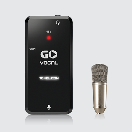 Collaborate. Capture. Create. ออดิโออินเตอร์เฟส TC Helicon Go Vocal